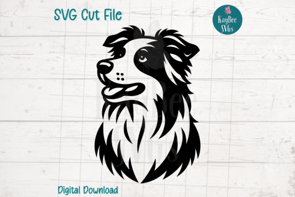Australian Shepherd Dog SVG for Crafts & Graphics