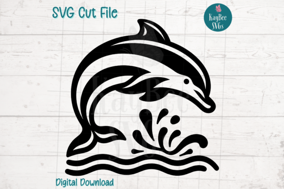 Dolphin SVG Cut File for Graphics and Crafts