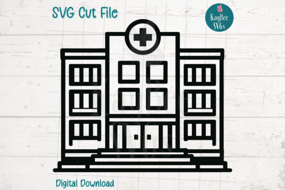 Hospital Building Graphics for Crafts & Branding