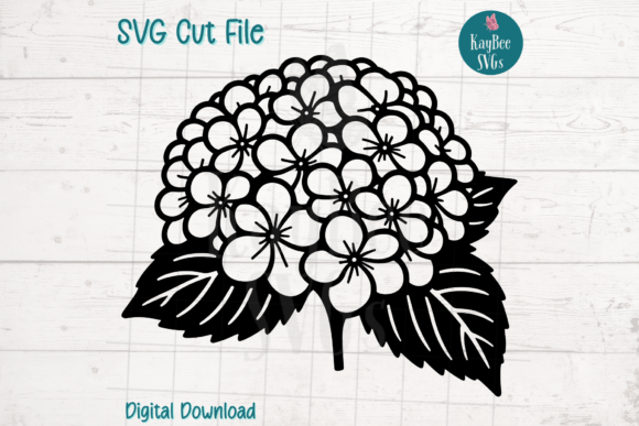 Hydrangea Flower SVG Graphics for Crafts