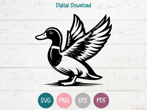 Mallard Duck SVG Cut File: A Designer's Review for Embroidery Projects
