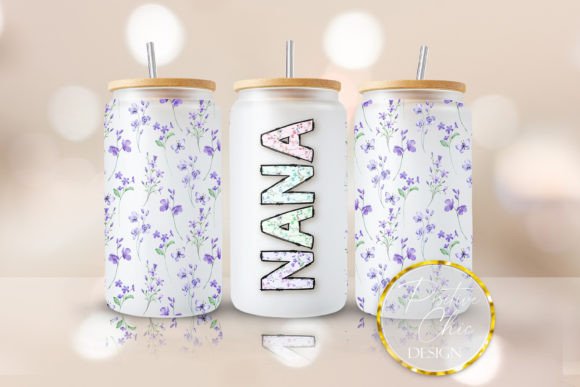 Nana Libbey Can Wrap: Floral UVDTF Graphics for Crafts