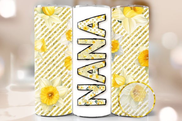 Spring Nana PNG Floral Tumbler Wrap Graphic Craft Review
