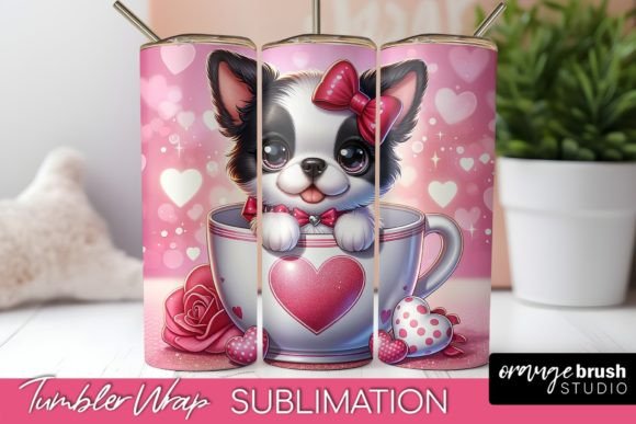 Valentines Day Tumbler Dog: Graphics & Tumbler Wraps Review