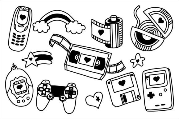 Y2K Era Nostalgia Graphics & Illustrations Review